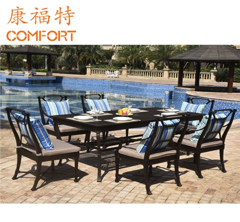 铸铝桌椅，欧式铁艺家具