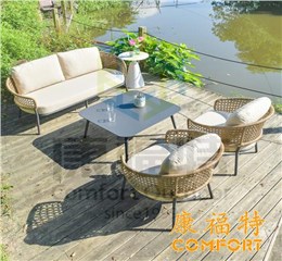 简欧风现代户外生活休闲沙发，户外休闲家具推荐