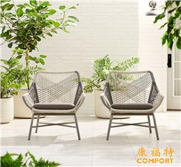 藤编家具露台休闲藤椅