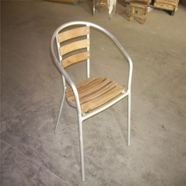 铝架柚木椅